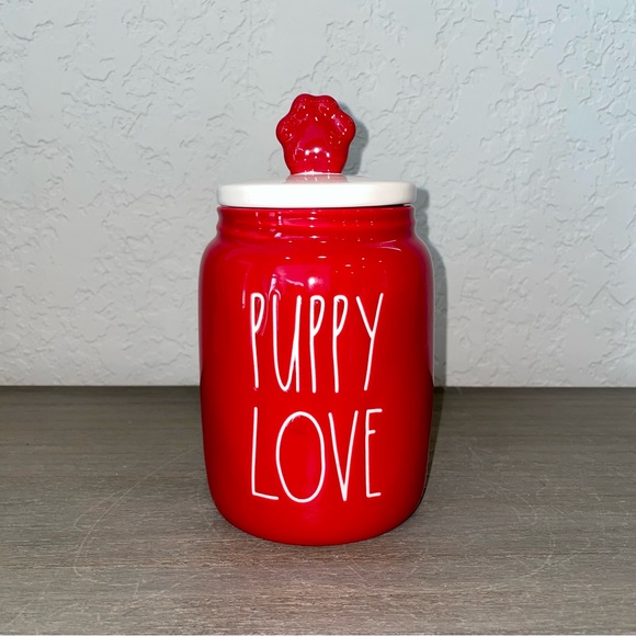 Rae Dunn Dog Rae Dunn Puppy Love Treat Canister Poshmark